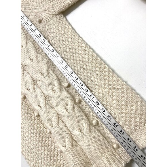 Pins & Needles Womens Ivory Cable Knit Sweater Size M - Picture 7 of 8